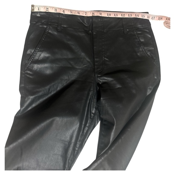 Kut from the Faux Leather Black  Straight Leg Jeans - Picture 4 of 11